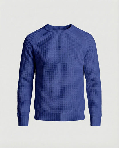 Herren Strukturpullover Modern Casual