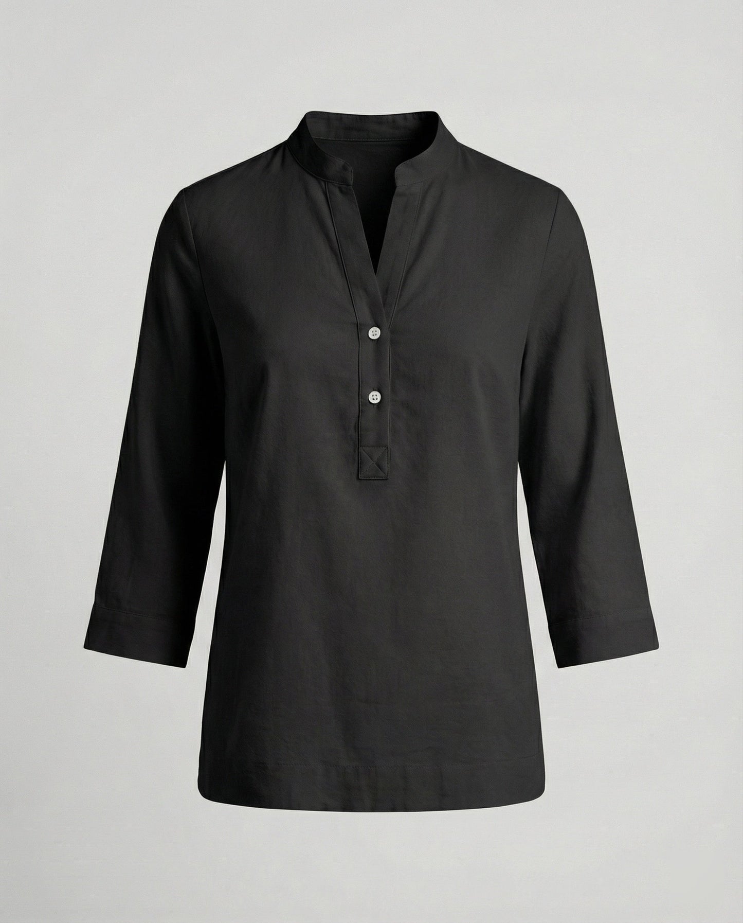 Elegante Damen Bluse Stehkragen Modern