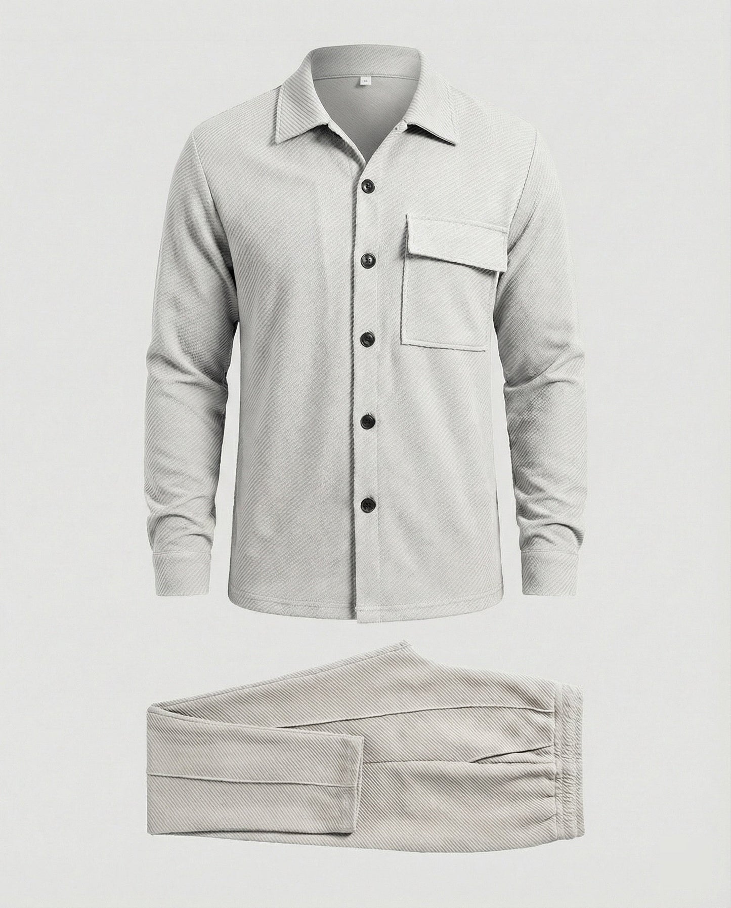 Herren Cardigan Strukturiert Modern Großkaros