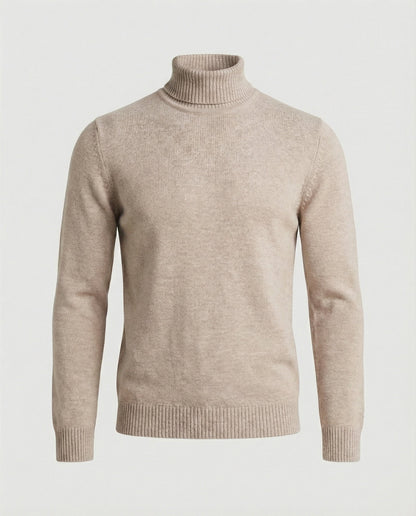 Weiche Merinowolle Rollkragenpullover Warm