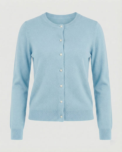 Damen Cardigan Weich Feinstrick Mit Knöpfen Elegант
