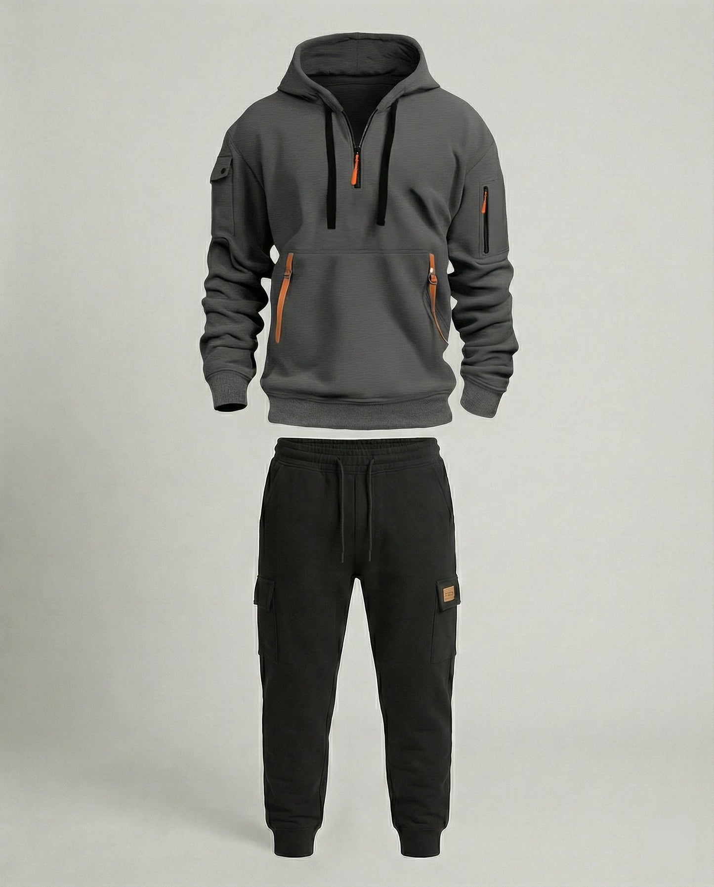 Herren Sportbekleidung Set Hoodie Jogginghose Funktionsshirt