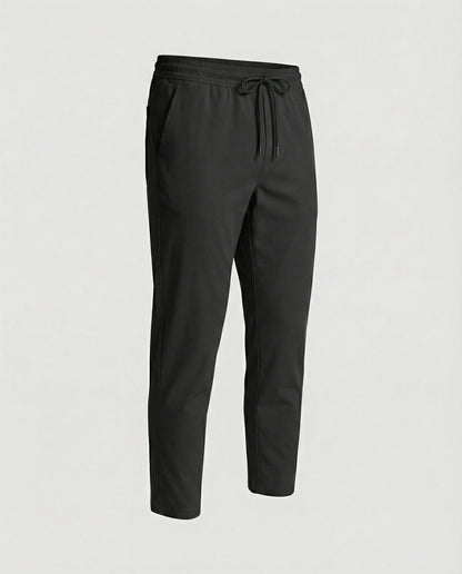 Herren Hose Leicht Bequem mit Verstellbarem Bund und Seiten Taschen