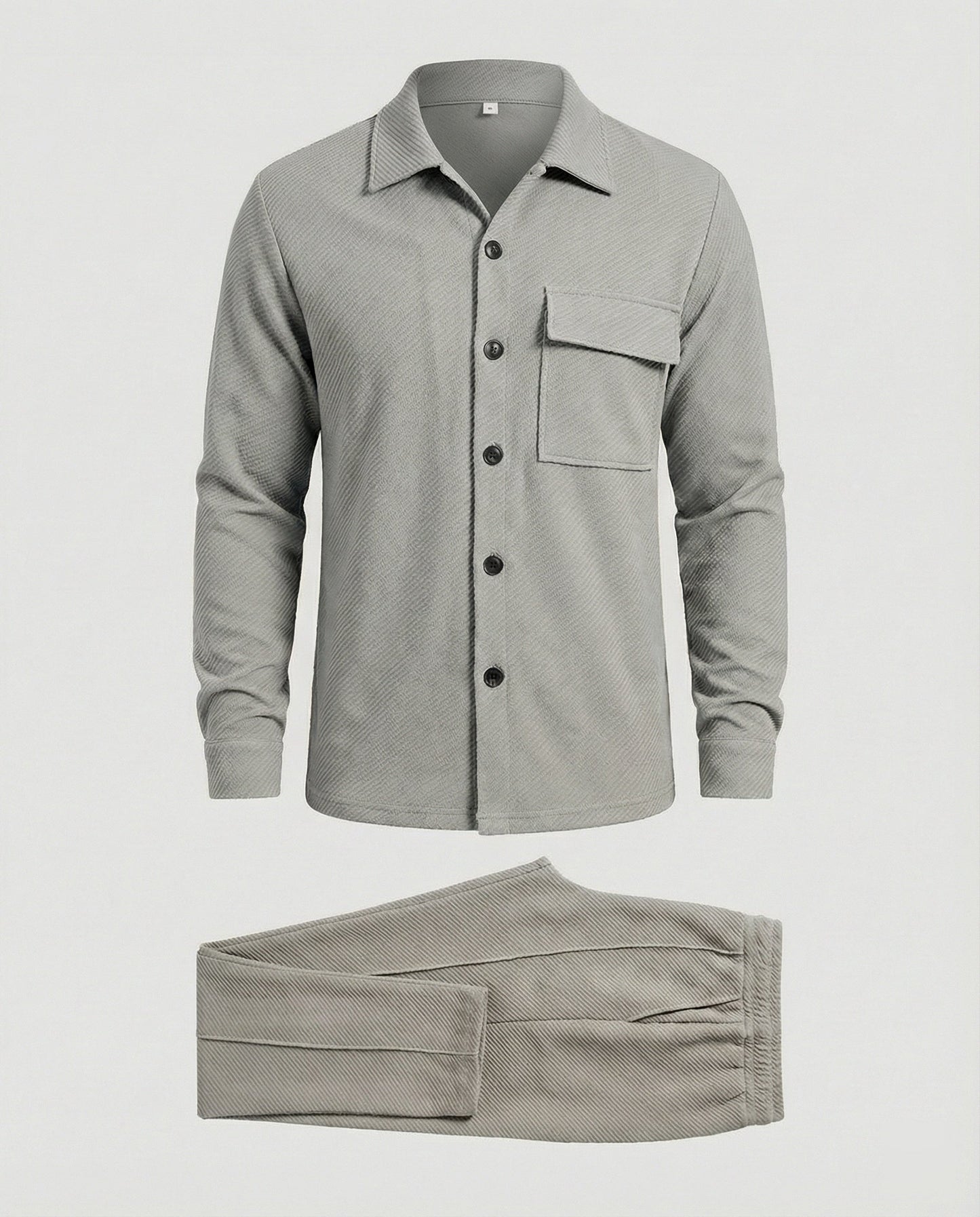 Herren Cardigan Strukturiert Modern Großkaros