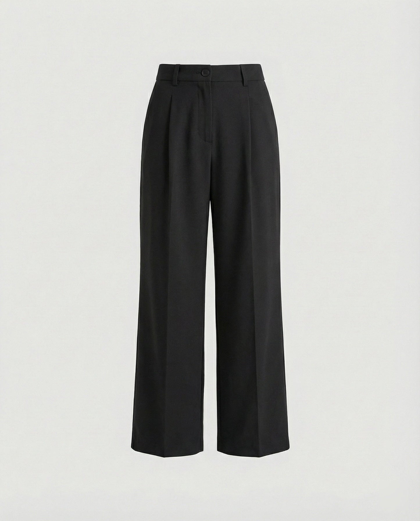 Damen Anzughose High Waist Elegant Faltenrock Hose