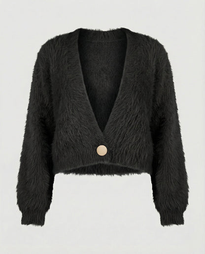 Weiche Strickjacke Damen Oversized Flauschig