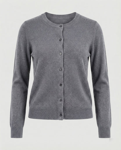 Damen Cardigan Weich Feinstrick Mit Knöpfen Elegант