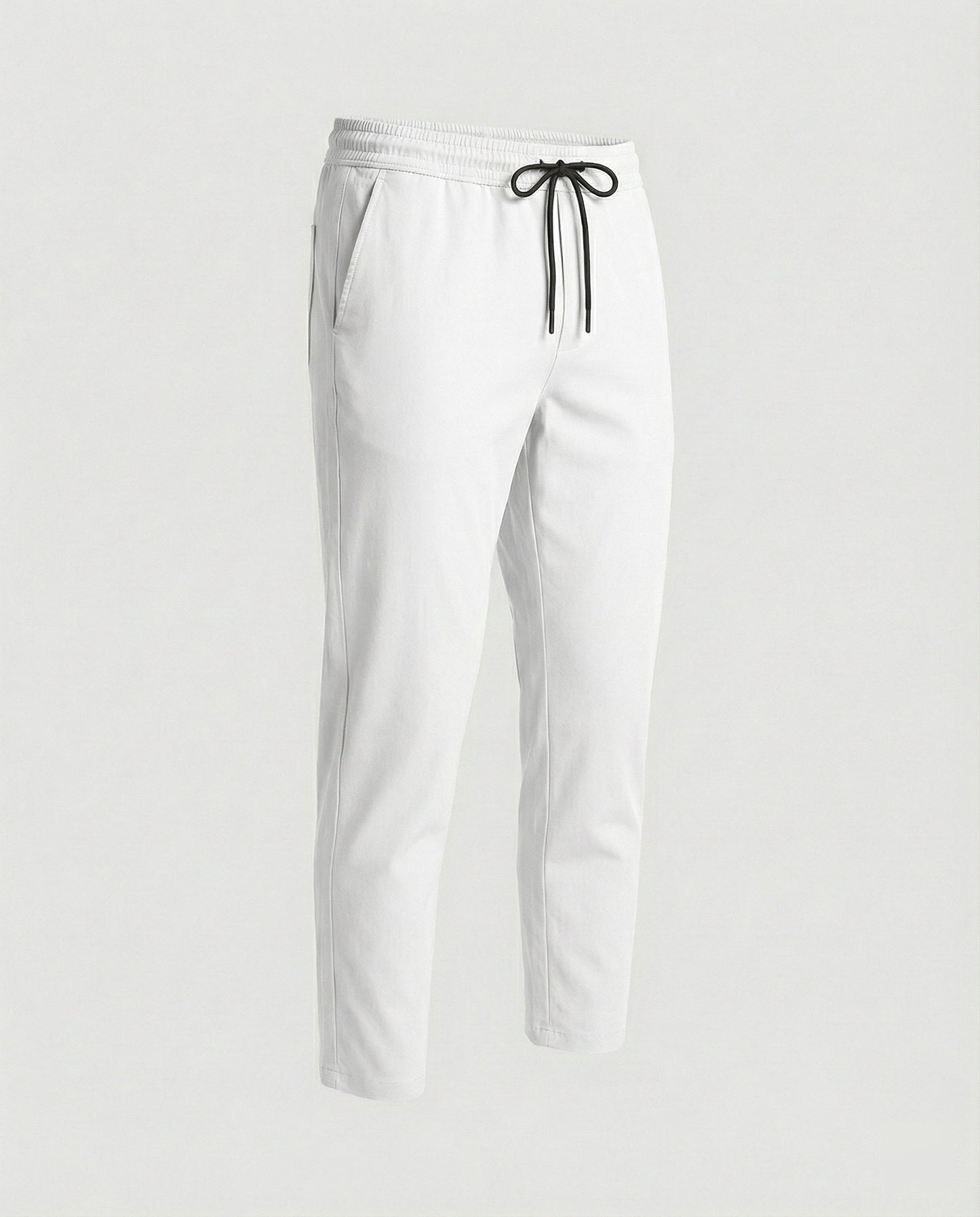 Herren Hose Leicht Bequem mit Verstellbarem Bund und Seiten Taschen
