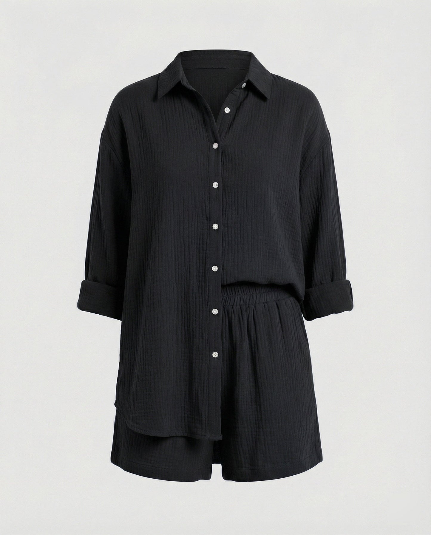 Damen Langarmbluse Oversized Groß