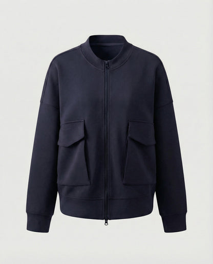 Damen Bomberjacke Modern mit vielen Taschen