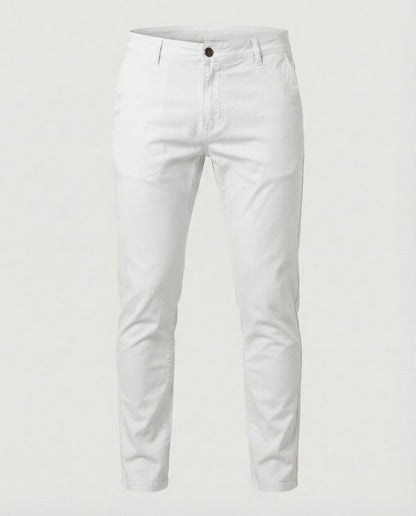 Herren Chino Slim Fit Hose Elastisch Bequem