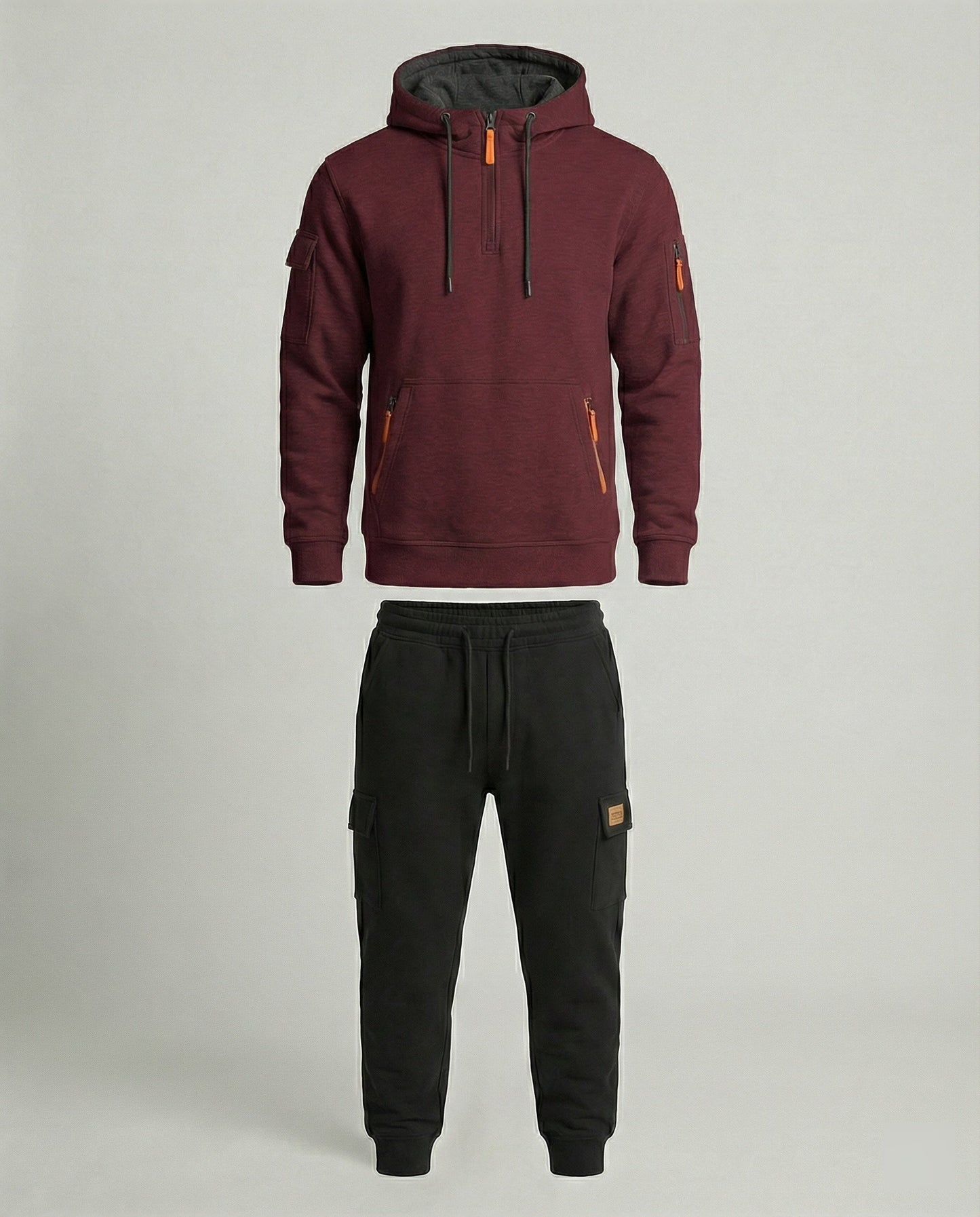 Herren Sportbekleidung Set Hoodie Jogginghose Funktionsshirt