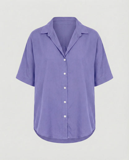 Damen Bluse Top V-Ausschnitt Elegant