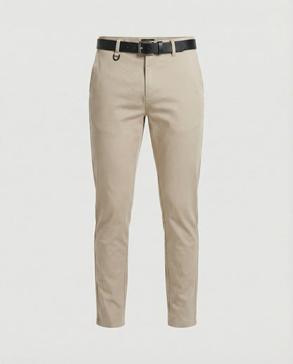 Herren Slimfit Hosen Bequem Chinohose Modern