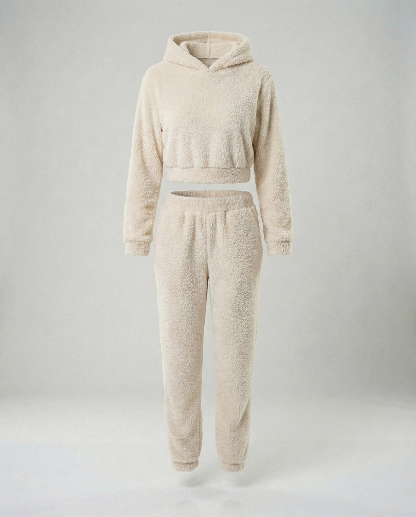 Damen Loungeanzug mit Cropped Jacke Damen Bekleidung