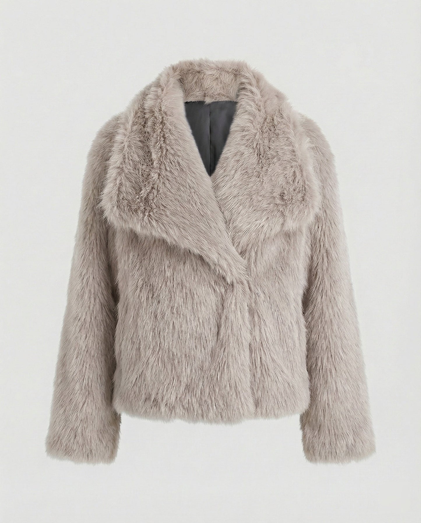 Fuchsfelljacke Streetstyle Luxus Mantel Damen