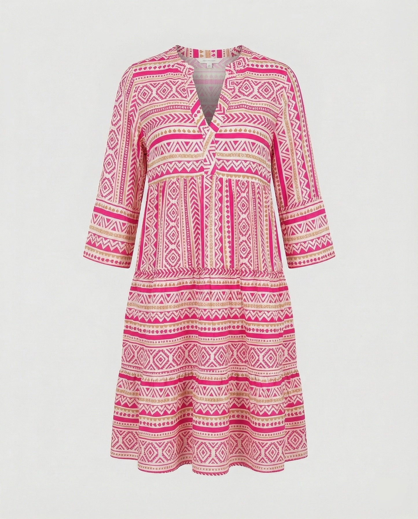 Sommerkleid Damen Leicht und Luftig Blumenprint