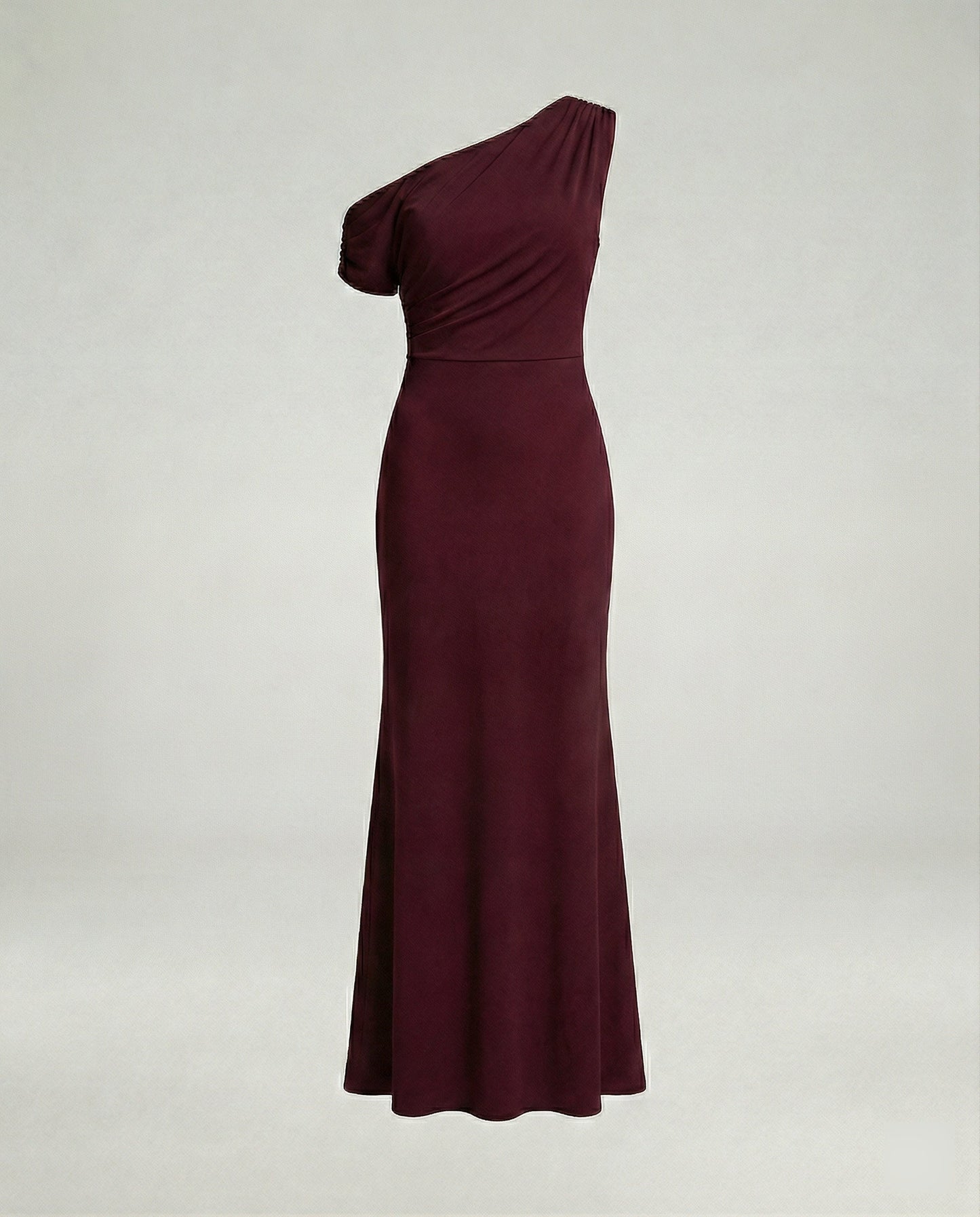 Elegantes Abendkleid Figurbetont Asymmetrisch Lang