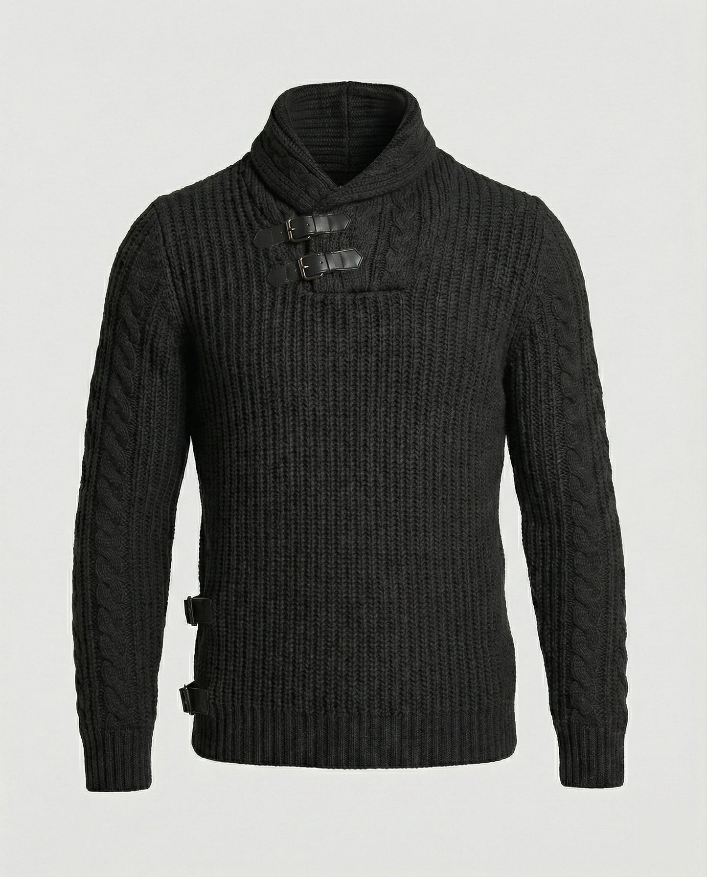 Asymmetrischer Strickpullover Herren Modern Trendy