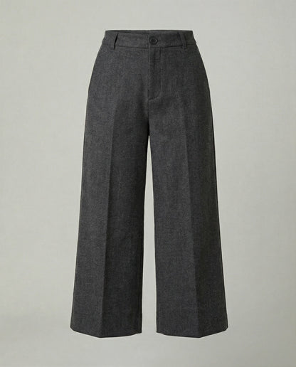 Damen Stoffhose Weite Bequem Klassisch