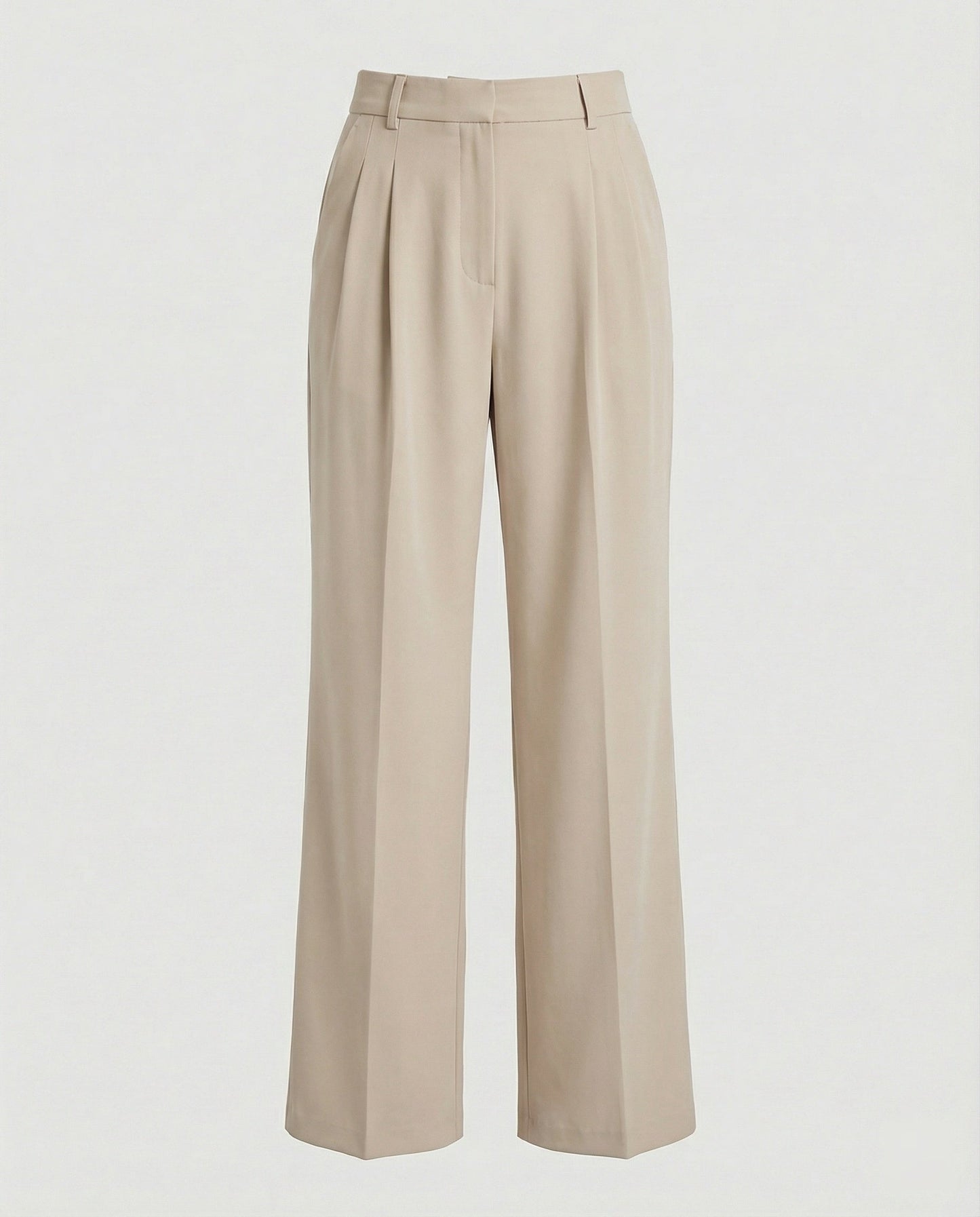 Damen Hose Weite Bequem Hochtailliert Komfort