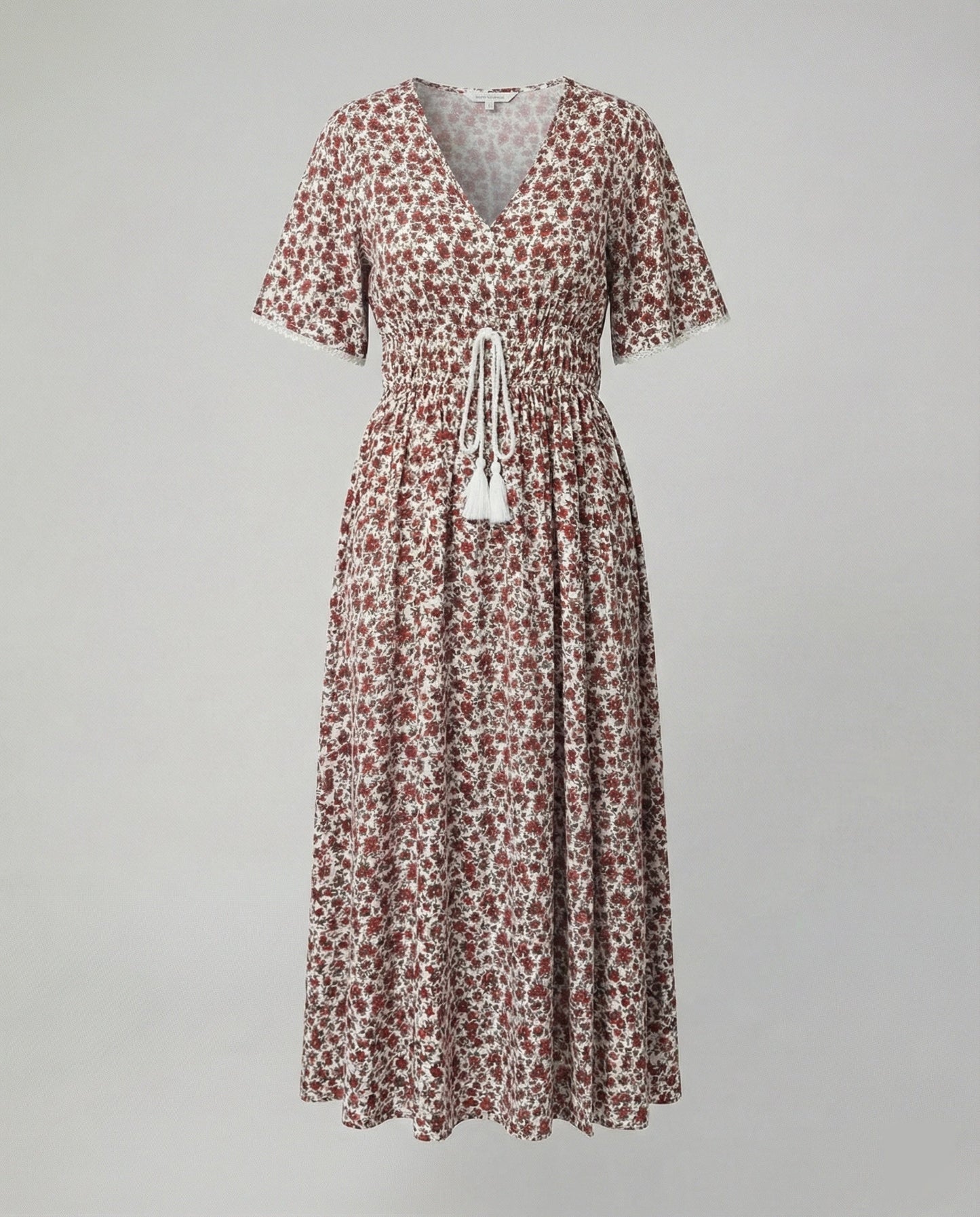 Damen Maxikleid Sommer Floral Blumig Lang