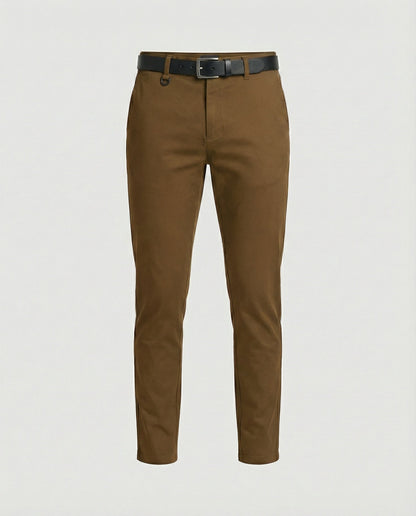 Herren Slimfit Hosen Bequem Chinohose Modern