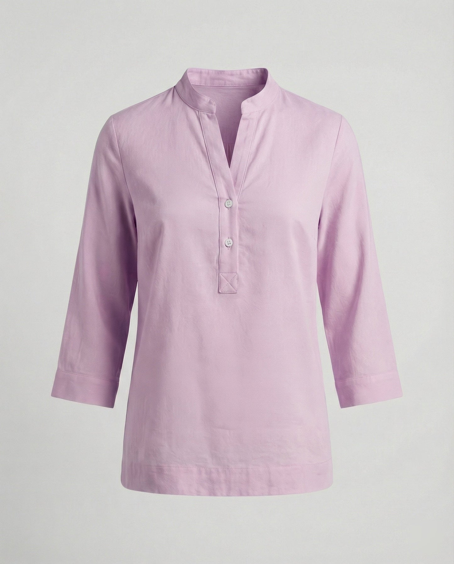 Elegante Damen Bluse Stehkragen Modern