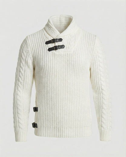 Asymmetrischer Strickpullover Herren Modern Trendy