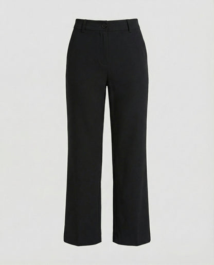 Damen Stoffhose Flare Modern Weite Bein