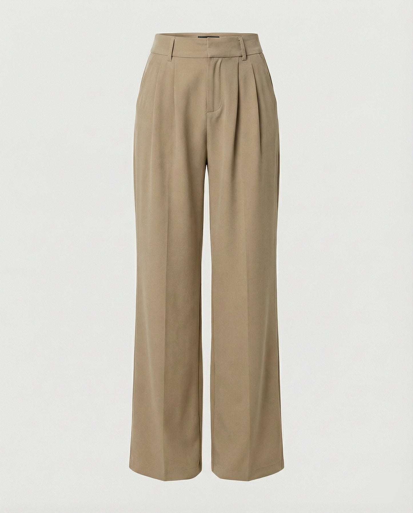 Elegante Damen Bundfaltenhose Slim Fit