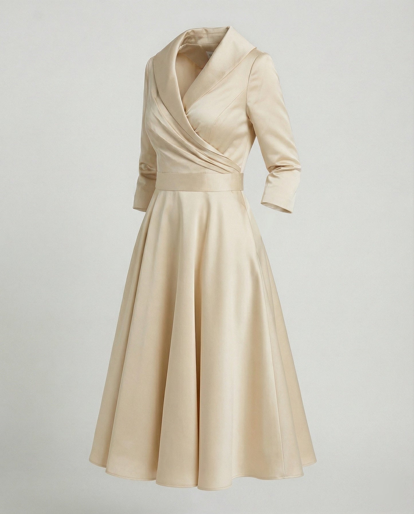 Chices Wickelkleid Mit Weitem Kragen Damen