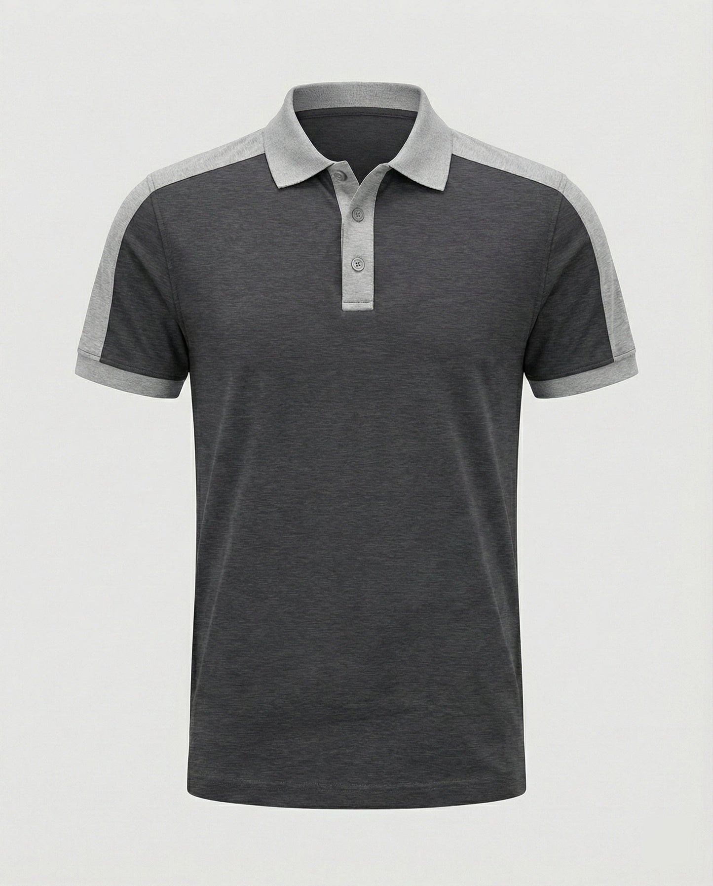 Herren Poloshirt Kontrastkragen Modern Slimfit