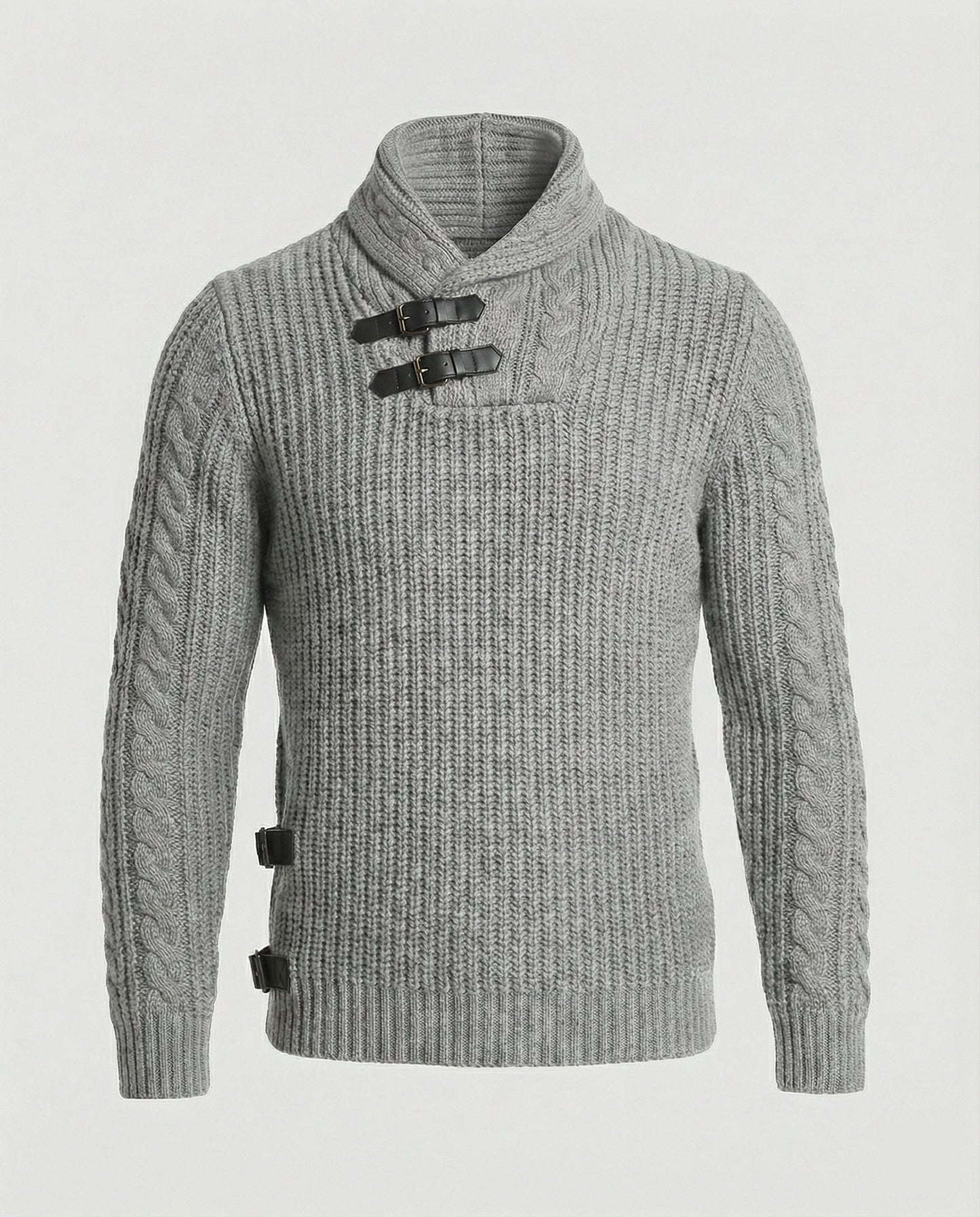 Asymmetrischer Strickpullover Herren Modern Trendy