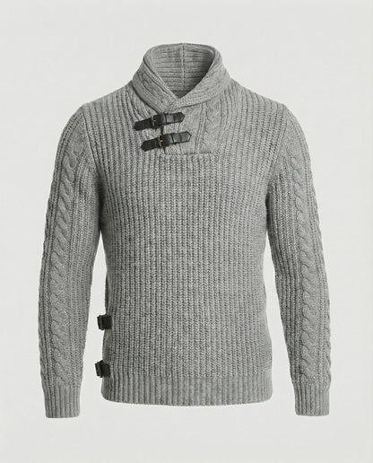 Asymmetrischer Strickpullover Herren Modern Trendy