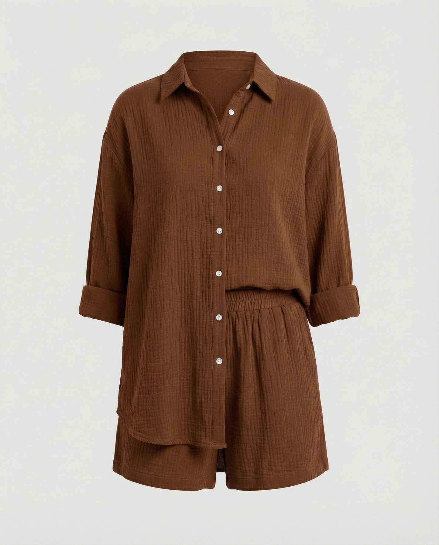 Damen Langarmbluse Oversized Groß