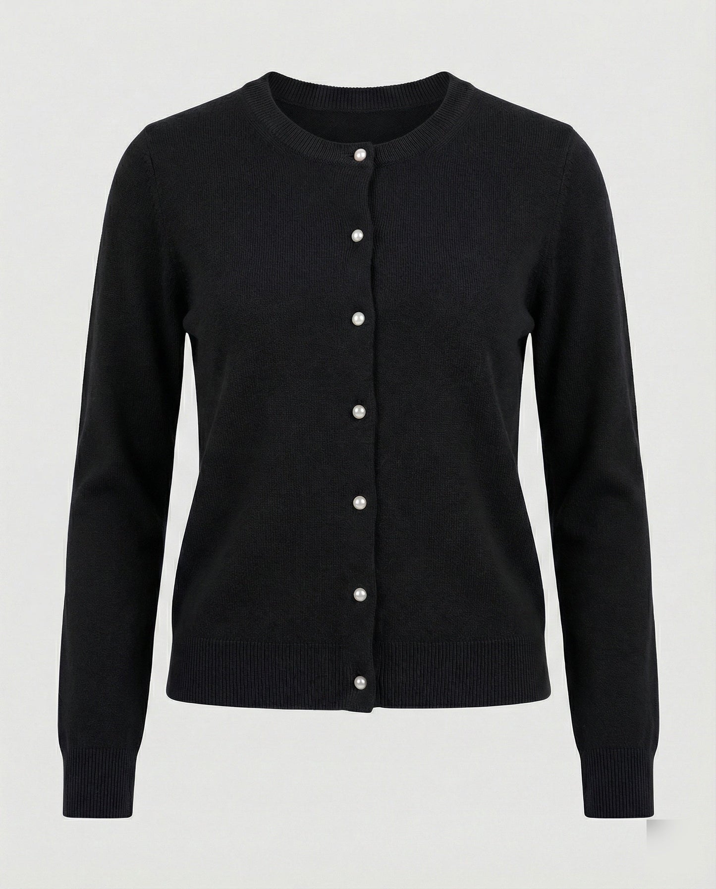 Damen Cardigan Weich Feinstrick Mit Knöpfen Elegант