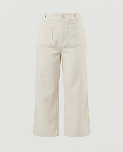 Damenhose Bequem Weite Hose mit modischem Schnitt