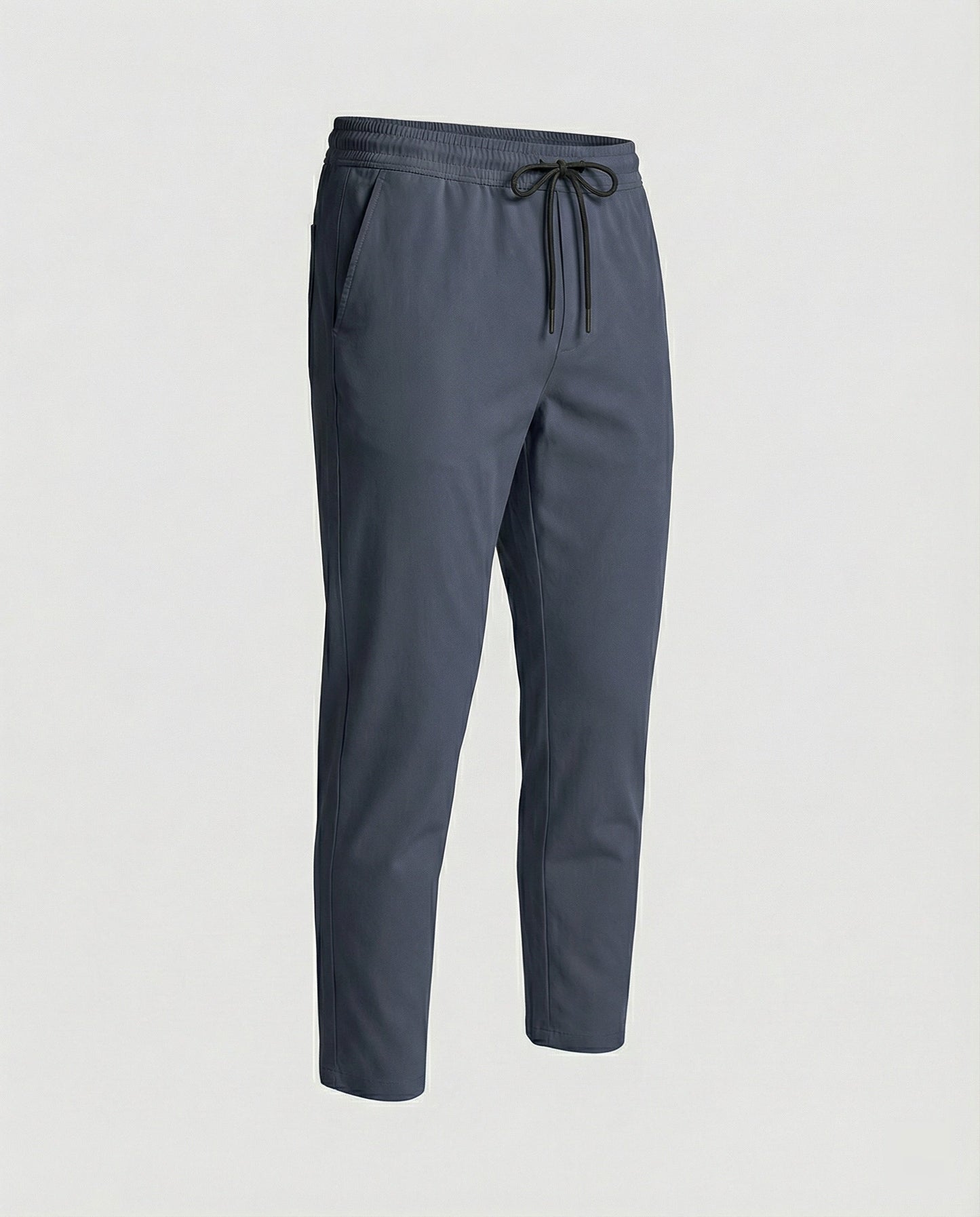 Herren Hose Leicht Bequem mit Verstellbarem Bund und Seiten Taschen