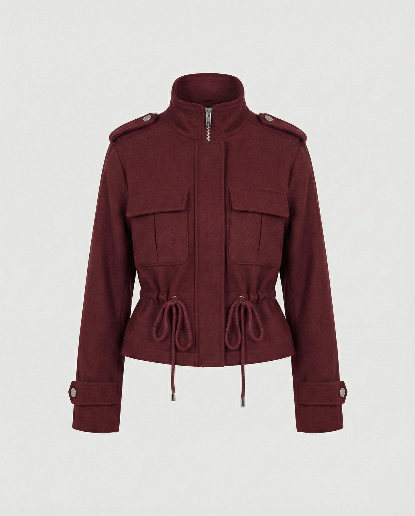 Damen Freizeitjacke Tailliert mit Taschen Modern