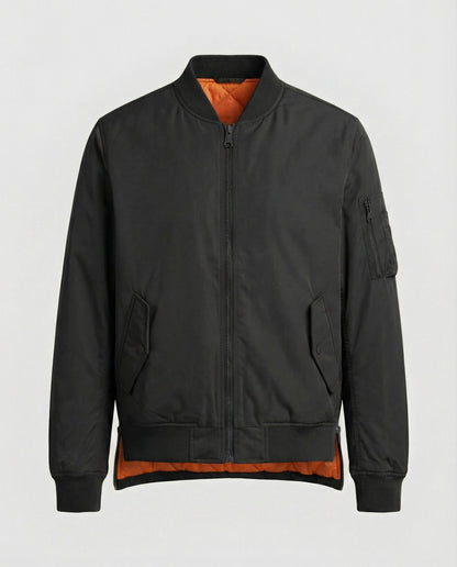 Damen Bomberjacke Gefüttert Warm Winter