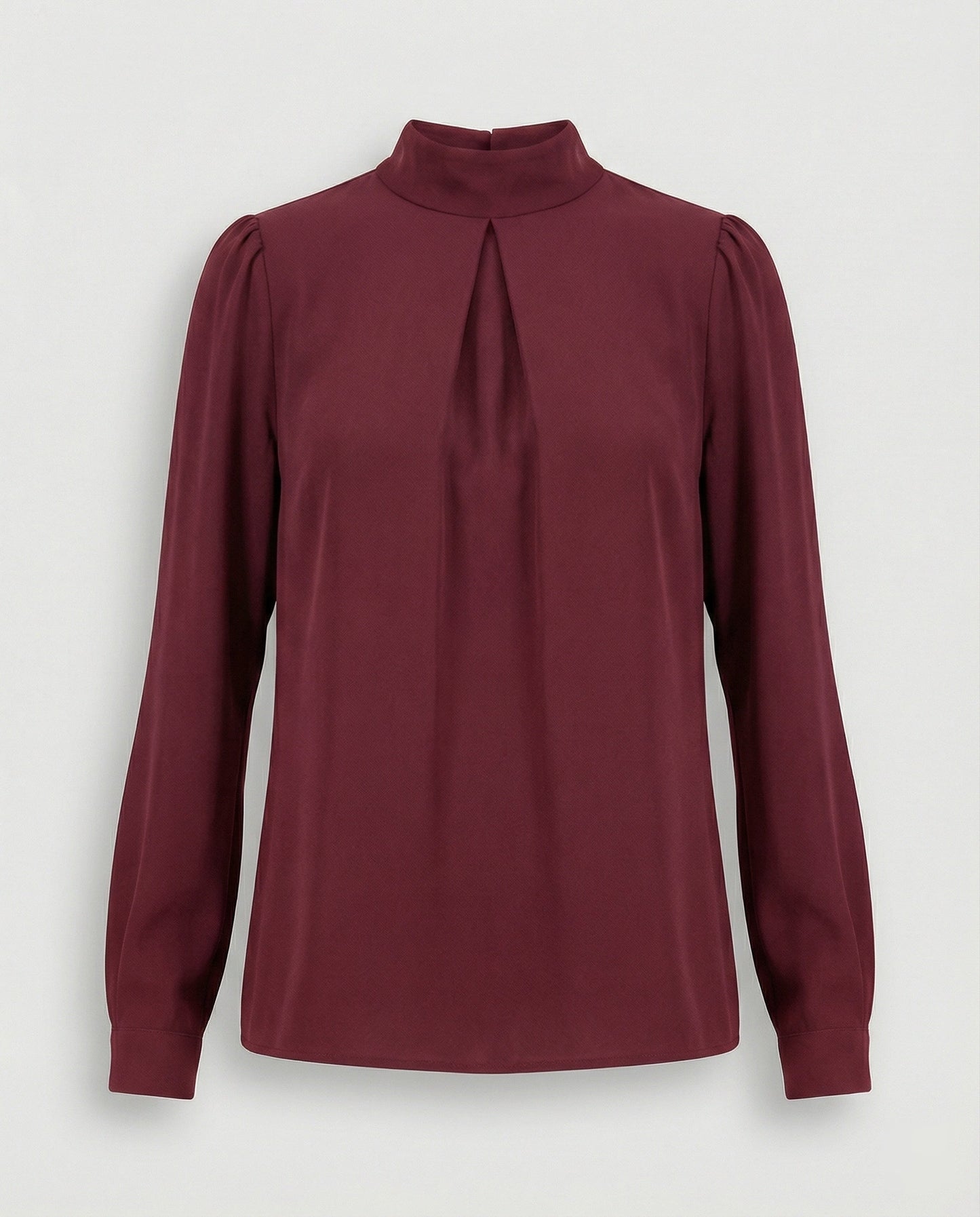 Damen Bluse Elegante Stehkragen Spitze Bluse