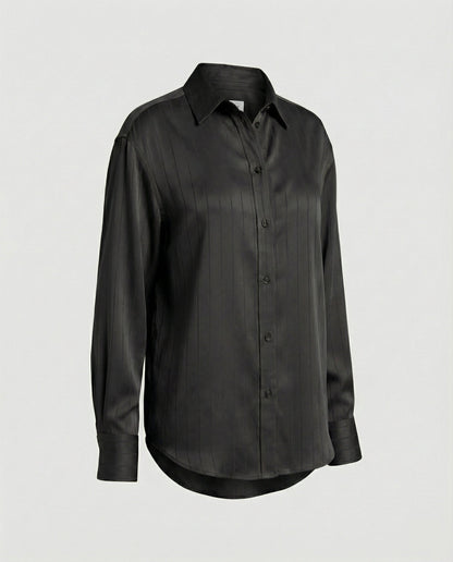Damen Bluse Streifenmuster Elegant Damenoberteil