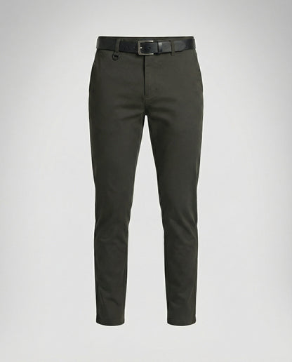 Herren Slimfit Hosen Bequem Chinohose Modern