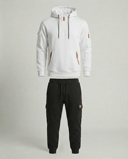 Herren Sportbekleidung Set Hoodie Jogginghose Funktionsshirt