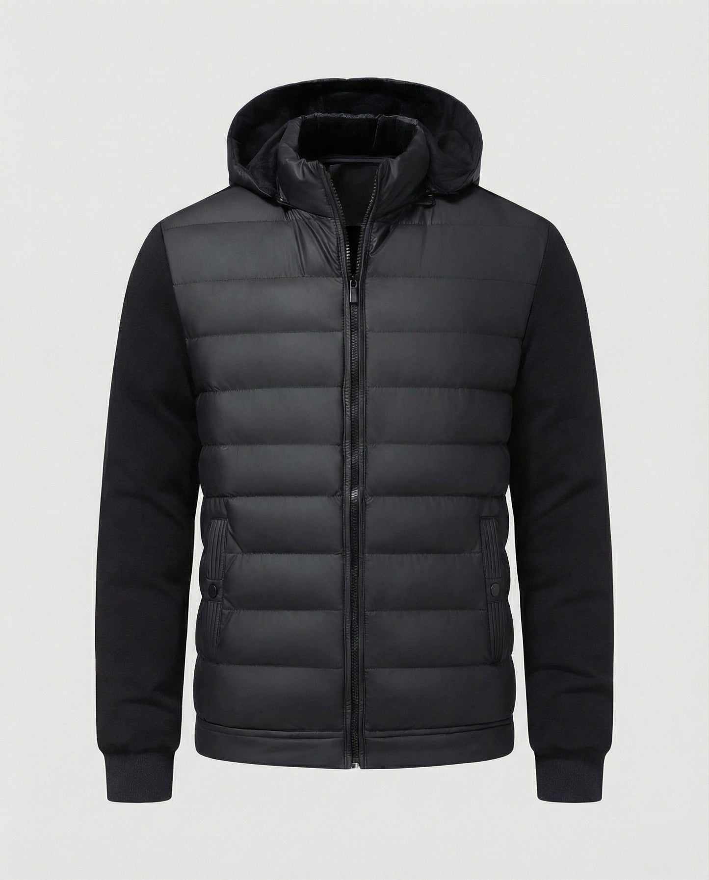 Herrenjacke Warm Kapuzenparka Wasserabweisend