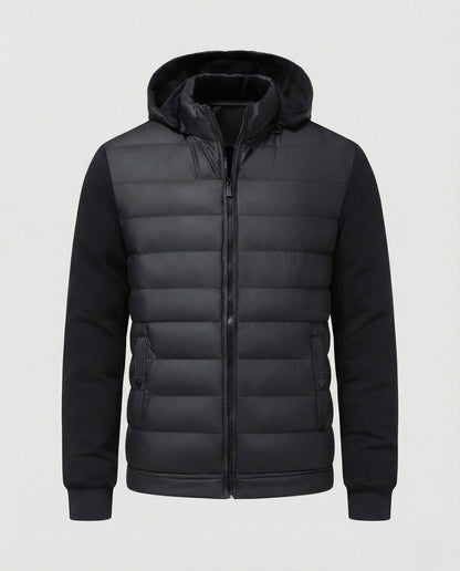 Herrenjacke Warm Kapuzenparka Wasserabweisend