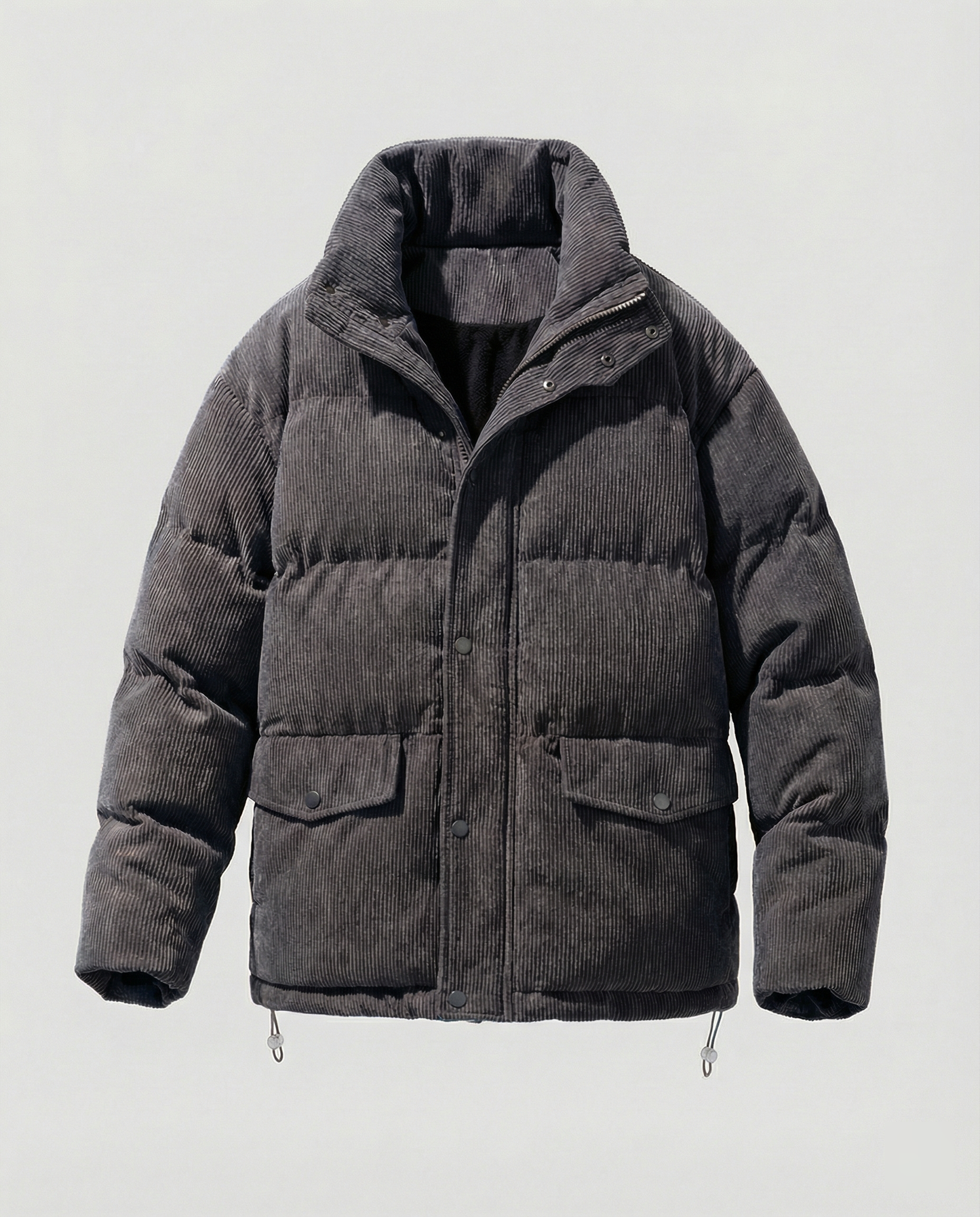 Herren Steppjacke Winter Warm Trendig Cord
