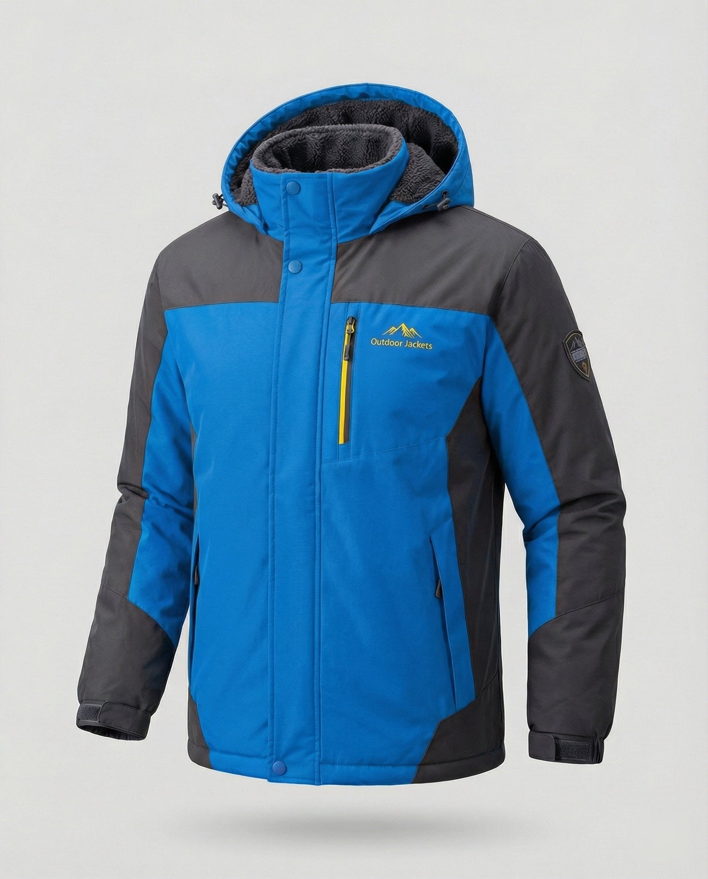 Wasserdichte Winterjacke Herren Hochwertig Schwarz