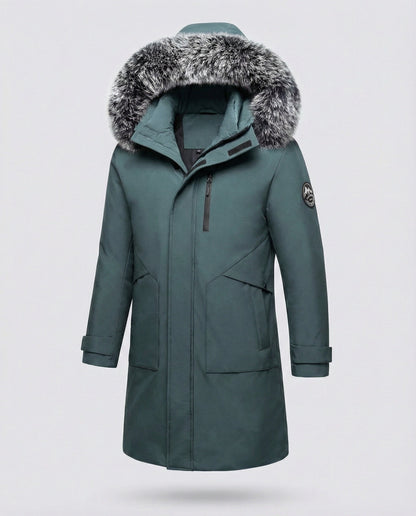 Langer Damen Wintermantel Modern
